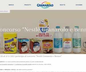 Concorso Nestlè Granarolo e Bennet