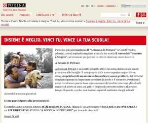 PURINA VINCI TU VINCE LA TUA SCUOLA