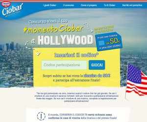 VINCI IL TUO #MOMENTOCIOBAR A HOLLYWOOD