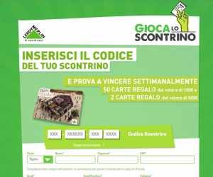 GIOCA LO SCONTRINO NOVEMBRE 2015