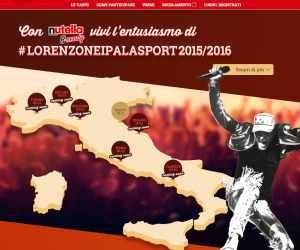 NUTELLA B-READY E TOUR LORENZO NEI PALASPORT 2015 - 2016
