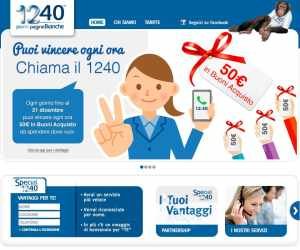 Con il 1240 puoi vincere ogni ora un buono acquisto da 50€