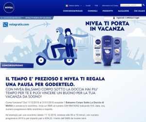 Concorso NIVEA Balsamo Corpo Sotto la Doccia