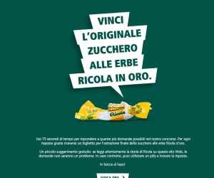 ZUCCHERO ALLE ERBE RICOLA: 75° ANNIVERSARIO