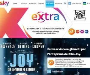 CON SKY ALL’ANTEPRIMA DI “JOY”