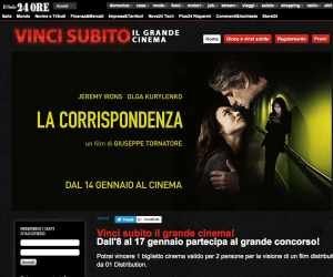 VINCI IL GRANDE CINEMA CON IL SOLE 24 ORE – EDIZIONE AUTUNNO 2015