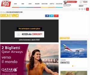 VOLA CON QATAR AIRWAYS E RDS
