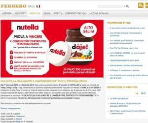 CON NUTELLA PUOI VINCERE IL CONTENITORE PORTATUTTO PERSONALIZZATO