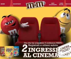 M&M’S PER TE BUONI IOVADOALCINEMA® PASS DIGITALI