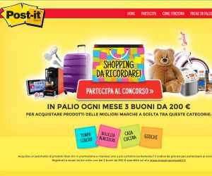 SHOPPING DA RICORDARE CON I PRODOTTI POST-IT® - I NASTRI ADESIVI SCOTCH® CHE FANNO SPETTACOLO