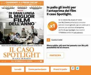 CON SKY ALL’ANTEPRIMA DI “IL CASO SPOTLIGHT”