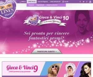 Lines	Mania Gioca & Vinci 10 -  Edizione X 2016