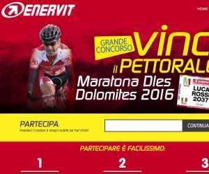 Con Enervit vinci il pettorale Maratona Dles Dolomites Enel 2016