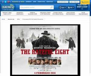 Vinci fantastici premi con The Hateful Eight e Euronics