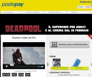 POSTEPAY FUN E DEADPOOL