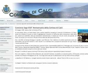 Un logo per il 650° anno dalla fondazione della Certosa di Pisa a Calci