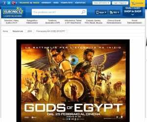 Vinci fantastici premi con Gods of Egypt e Euronics
