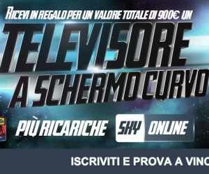 CLICK & WIN! - TV SCHERMO CURVO + SKY