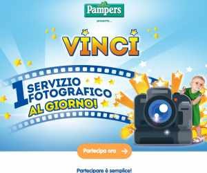 Con Pampers vinci il Servizio Fotografico