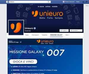 GIOCA E VINCI SAMSUNG GALAXY S7 CON UNIEURO