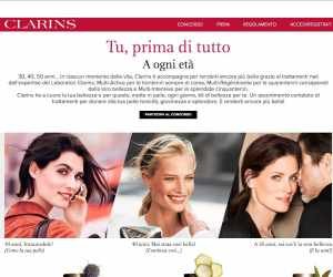1 ANNO DI BELLEZZA CLARINS