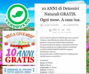 VINCI 10 ANNI DI DETERSIVI NATURALI VERDEVERO