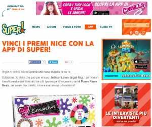 CONCORSO 2016 APP SECOND SCREEN SUPER!