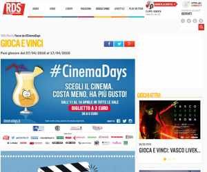 FACCE DA CINEMADAYS