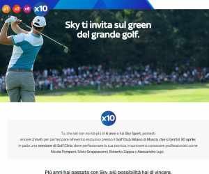 Vivi il Golf con Sky