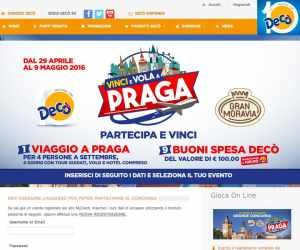 Concorso Decò e Gran Moravia: Vinci e Vola Praga