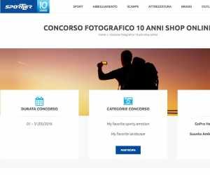 CONCORSO FOTOGRAFICO 10 ANNI SHOP ONLINE