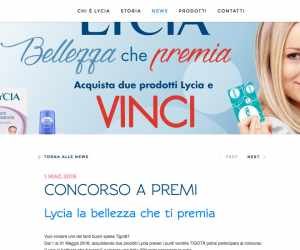 Lycia la bellezza che ti premia