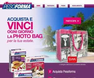 CON PESOFORMA VINCI LA TUA PHOTO BAG LEGAMI