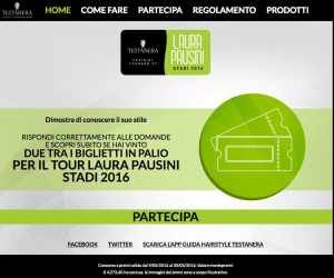 TESTANERA OFFICIAL SPONSOR OF LAURA PAUSINI STADI 2016