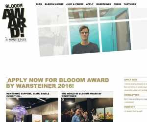 BLOOOM AWARD 2016