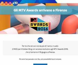 Sky ti invita agli MTV Awards 2016