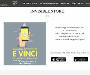 INVISIBLE STORE – S&V 150 ANNI