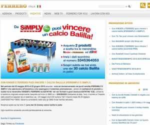 Con KINDER e FERRERO puoi vincere 1 calcio balilla (IPERSIMPLY e SIMPLY)
