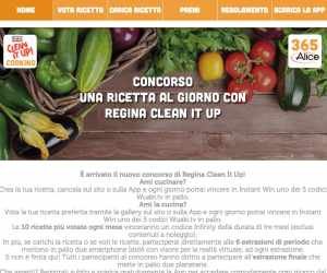 Una ricetta al giorno con Regina Clean It Up
