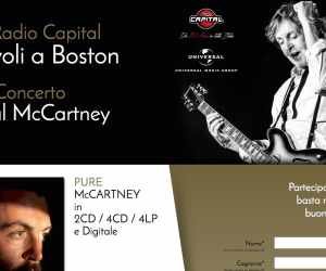 CON RADIO CAPITAL VOLI A BOSTON PER IL CONCERTO DI PAUL MCCARTNEY