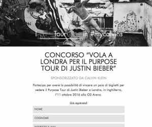 VOLA A LONDRA PER IL PURPOSE TOUR DI JUSTIN BIEBER