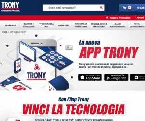 CON L’APP TRONY VINCI LA TECNOLOGIA!