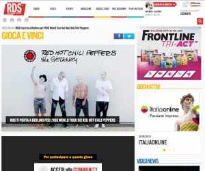 RDS TI PORTA A BERLINO PER L'RDS WORLD TOUR DEI RED HOT CHILI PEPPERS