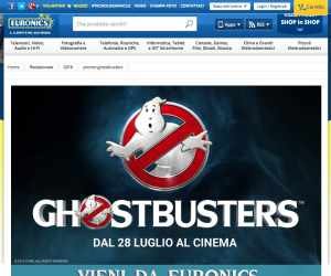 Vinci fantastici premi con Ghostbusters e Euronics