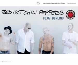 Vinci lo special secret show	e incontra i Red Hot Chili Peppers con Mondadori Store