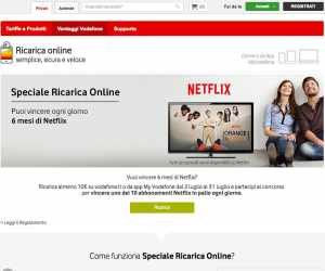 RICARICA ONLINE CON VODAFONE