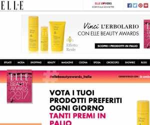 ELLE BEAUTY AWARDS 2017: VOTA E VINCI L’ERBOLARIO