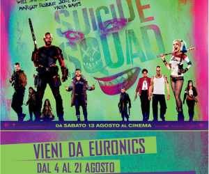 Vinci fantastici premi con Suicide Squad e Euronics