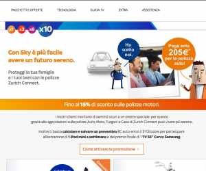 Con Zurich Connect e SKY puoi vincere un premio alla settimana