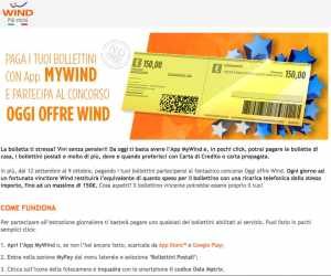 Oggi offre Wind – Il bollettino vincente